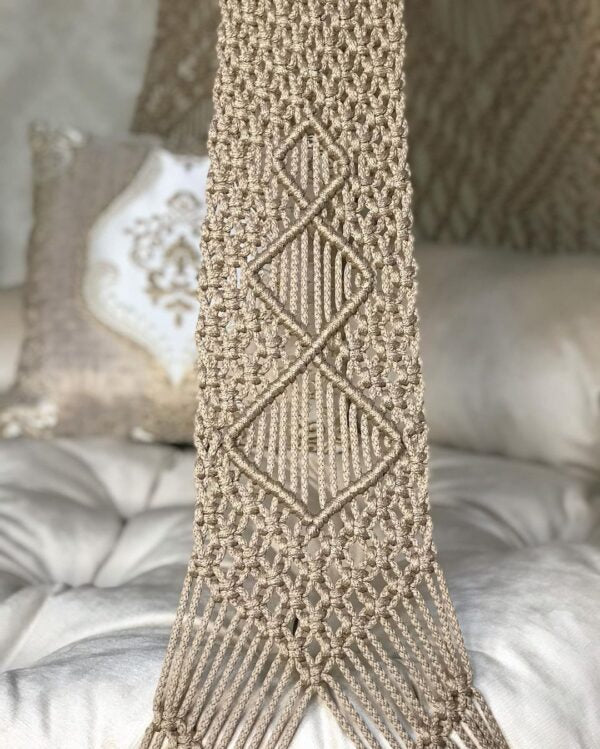Beige Macrame Swing For Adults - Leechoo