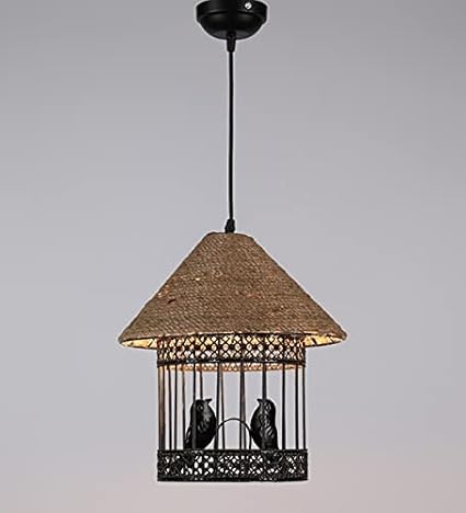 Bird Cage Macrame Hanging Lamp - Leechoo