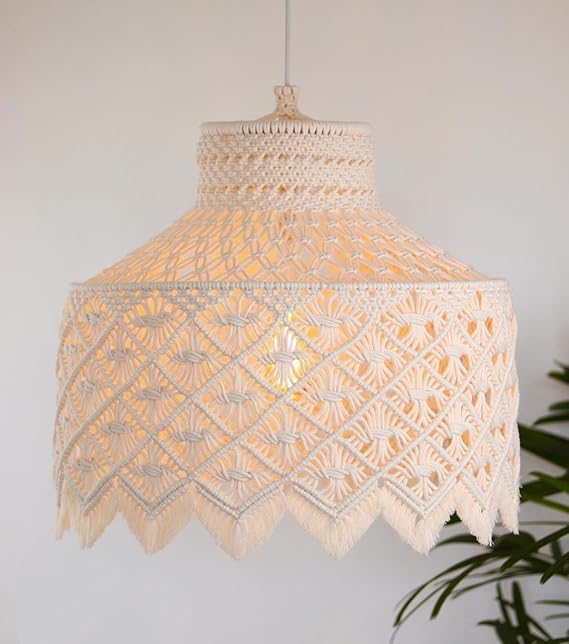 Luxurious Macrame Hanging Lamp For Home - Leechoo
