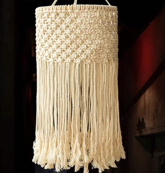 Elegant Macrame Hanging Lamp For Home - Leechoo