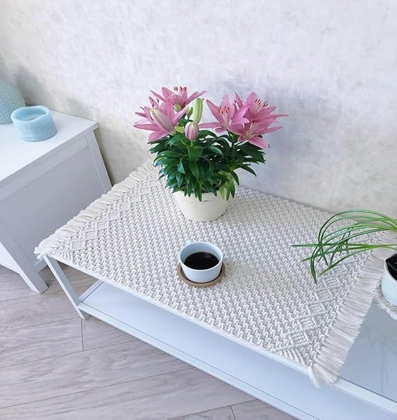 Handmade Macrame Placemat For Home Decor - Leechoo