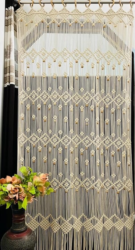 Luxurious Macrame Curtains For Home 8 feet - Leechoo