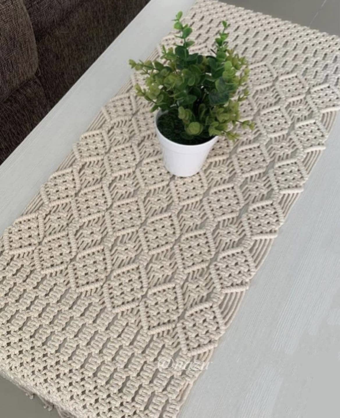 Macrame Table Runner For Dining Table - Leechoo