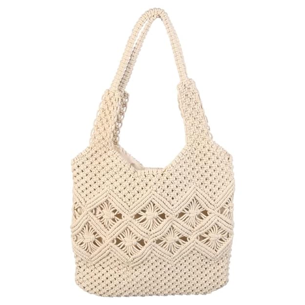 Handmade Macrame Tote Bag For Women - Leechoo
