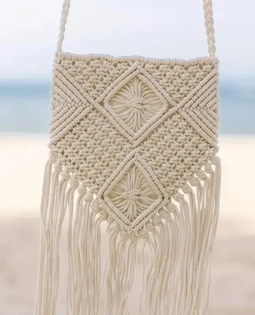 Beautiful Macrame Sling Bag For Women - Leechoo