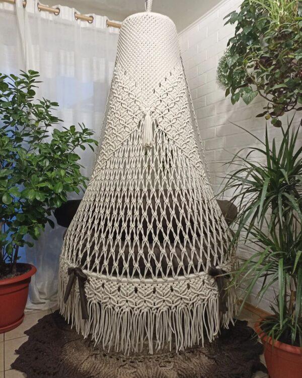Beautiful Macrame Chair Swing - Leechoo