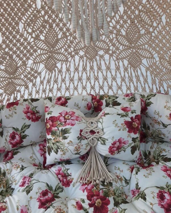 Deluxe Macrame Sofa Swing 60 inches - Leechoo