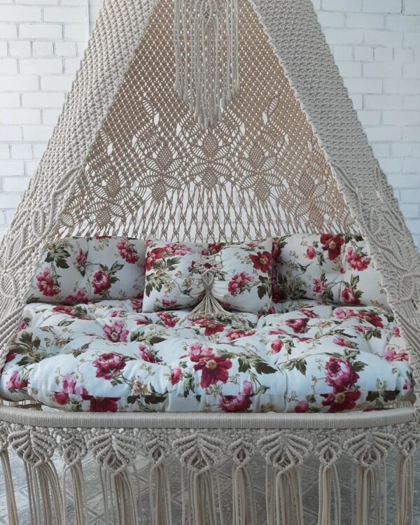 Deluxe Macrame Sofa Swing 60 inches - Leechoo