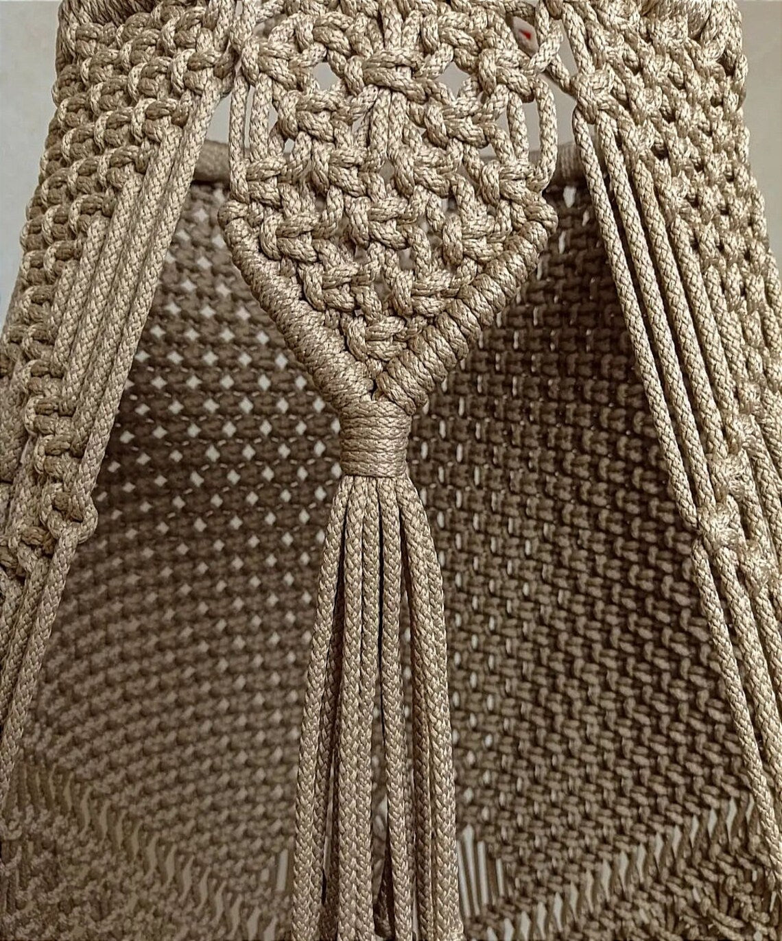 Brown Macrame Swing For Adults 35 inches - Leechoo