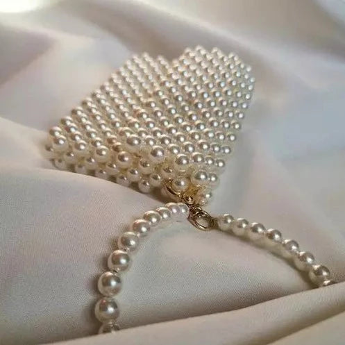 Pearl Beaded Handbag For Women - Leechoo