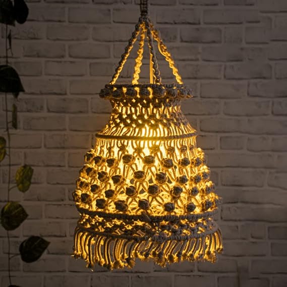 Macrame Lantern Style Hanging - Leechoo