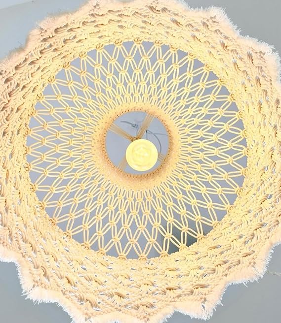 Luxurious Macrame Hanging Lamp For Home - Leechoo