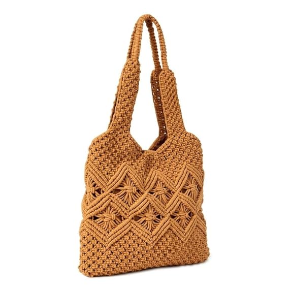 Beautiful Macrame Tote Bag For Women - Leechoo