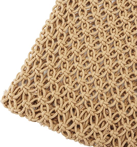 Boho Handmade Brown Macrame Bag - Leechoo