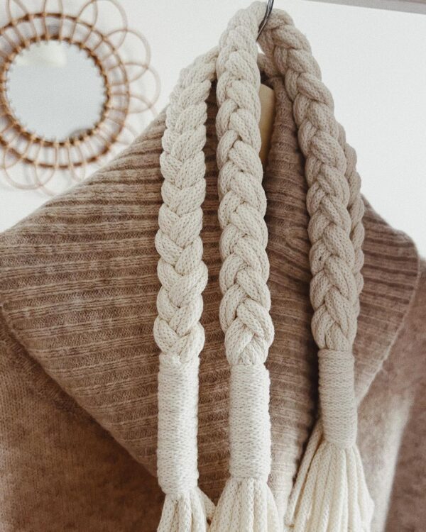 Boho Handmade Macrame Tote Bag - Leechoo