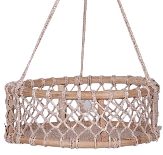 Macrame Storage Basket For Kitchen - Leechoo