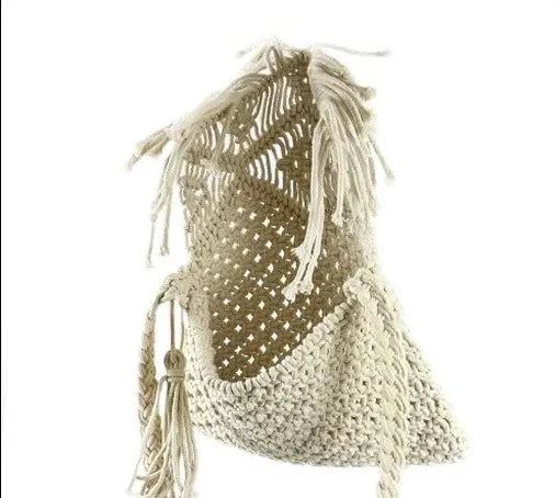 Stylish Boho Macrame Sling Bag - Leechoo