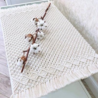 Handmade Macrame Mat For Home Decor - Leechoo