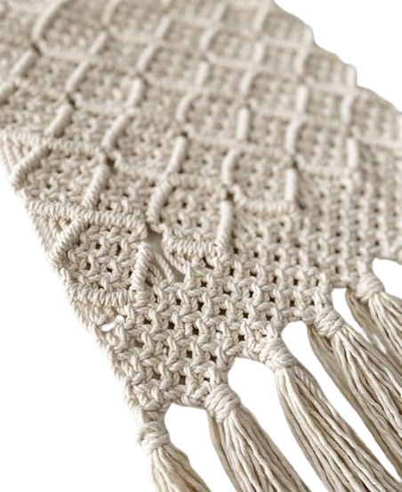 Beautiful Macrame Table Runner For Dining Table - Leechoo