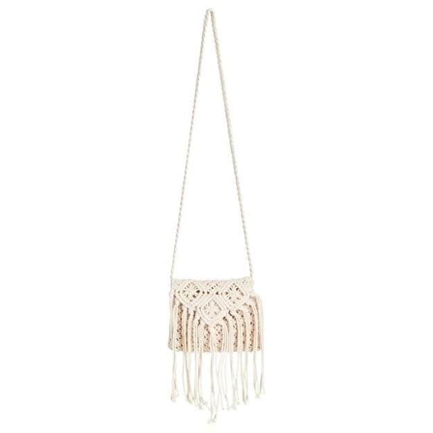 Handwoven Macrame Sling Bag For Women - Leechoo