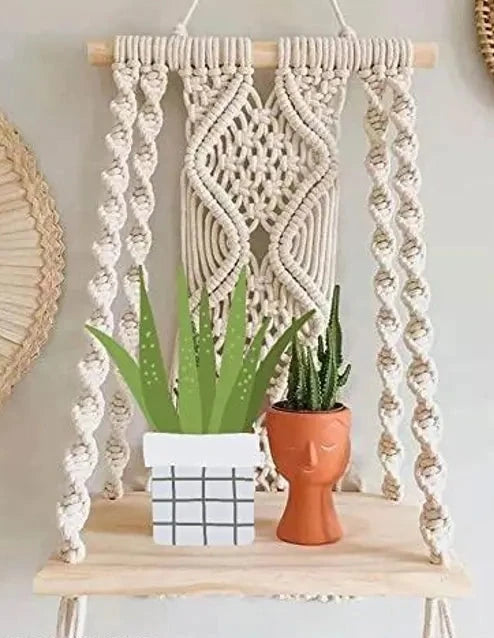 Macrame Indoor Wall Hanging For Bedroom - Leechoo