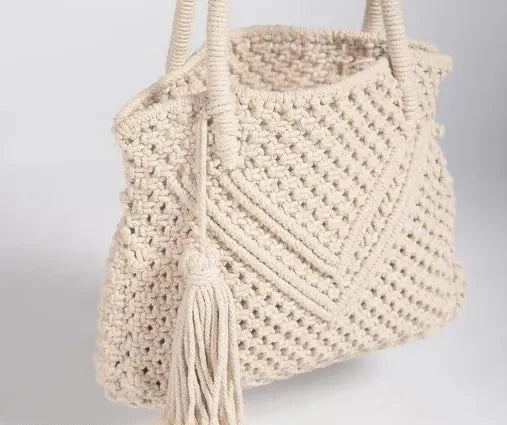 Handmade Macrame Hand Bag For Women - Leechoo