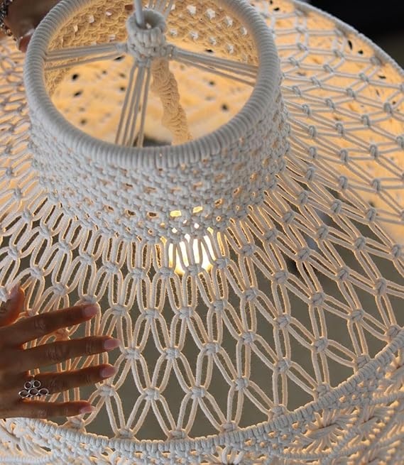 Luxurious Macrame Hanging Lamp For Home - Leechoo