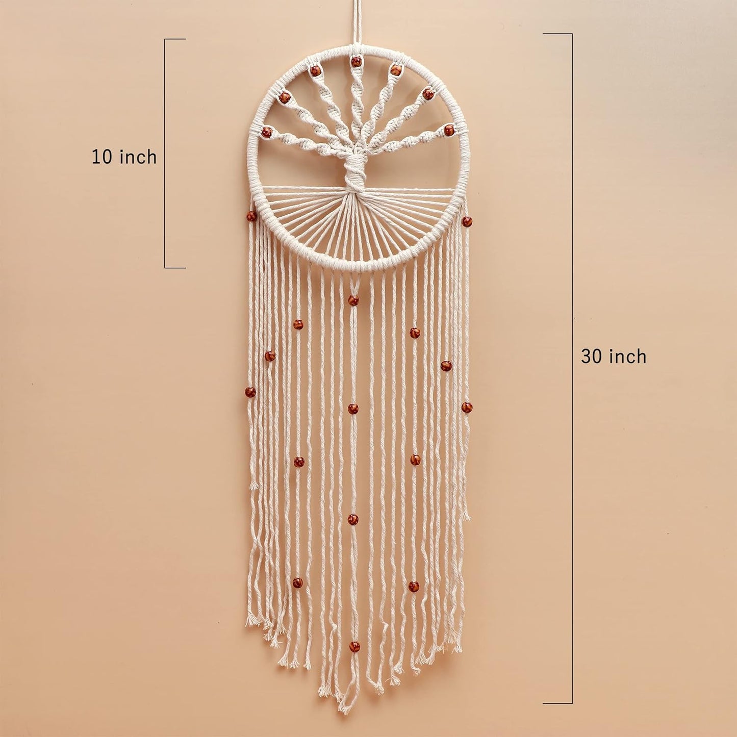Macrame Wall Hanging Dream Catcher For Home - Leechoo