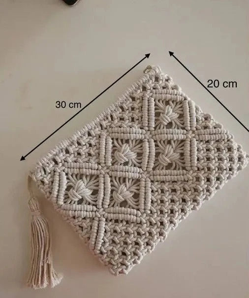 Stylish Boho Macrame Sling Bag - Leechoo