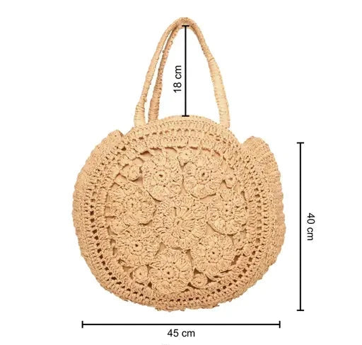 Handmade Round Handbag For Women - Leechoo