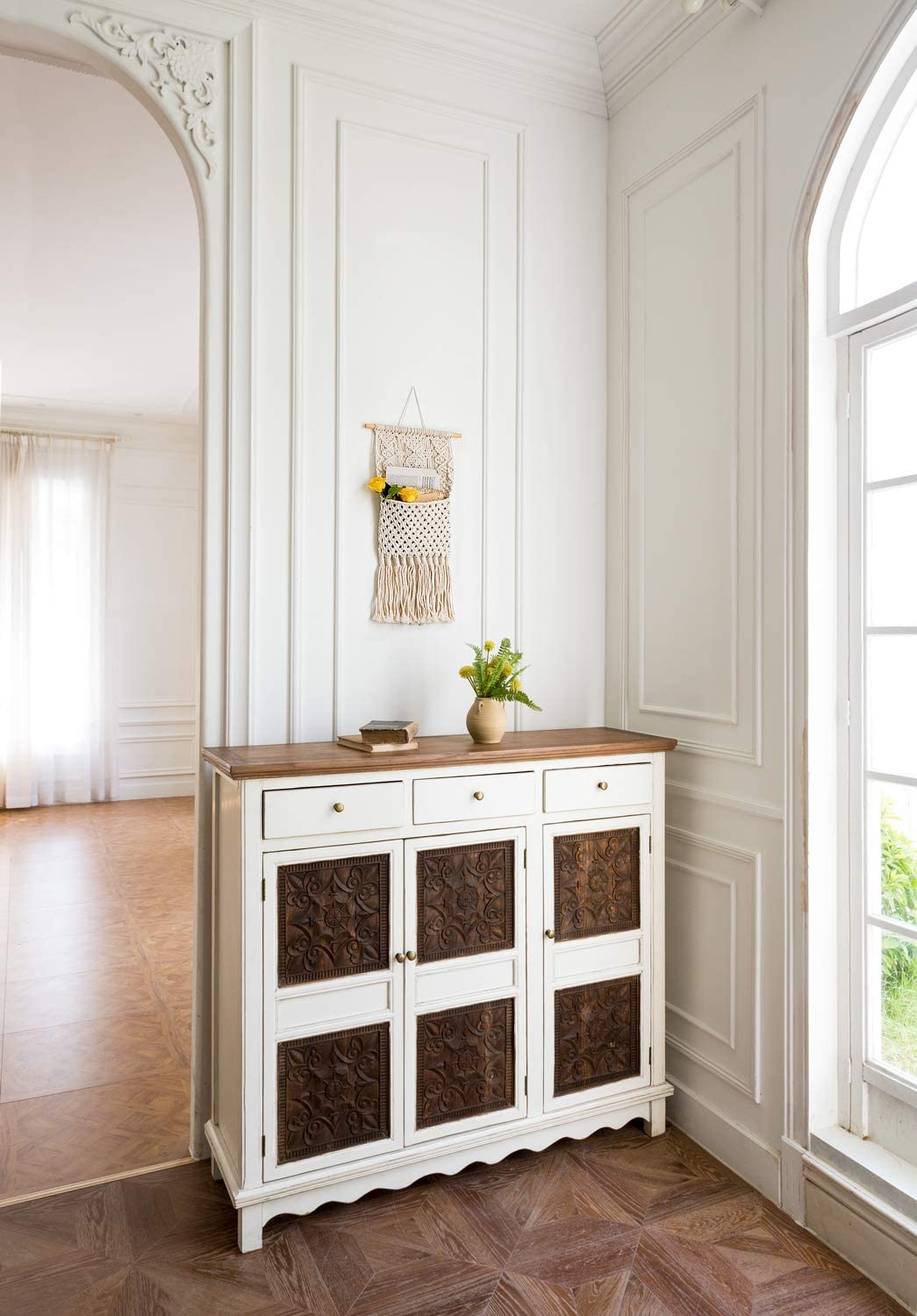 Wall Hanging Macrame Storage Organizer - Leechoo