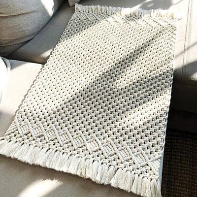 Handmade Macrame Mat For Home Decor - Leechoo