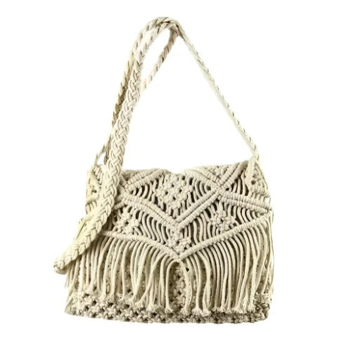 Stylish Boho Macrame Sling Bag - Leechoo