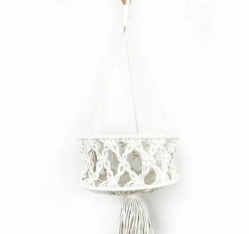 Hanging Macrame Storage Organizer For Home - Leechoo