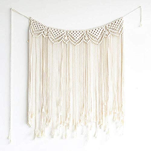 Beautiful Macrame Window Curtain Tapestry 43 inches - Leechoo