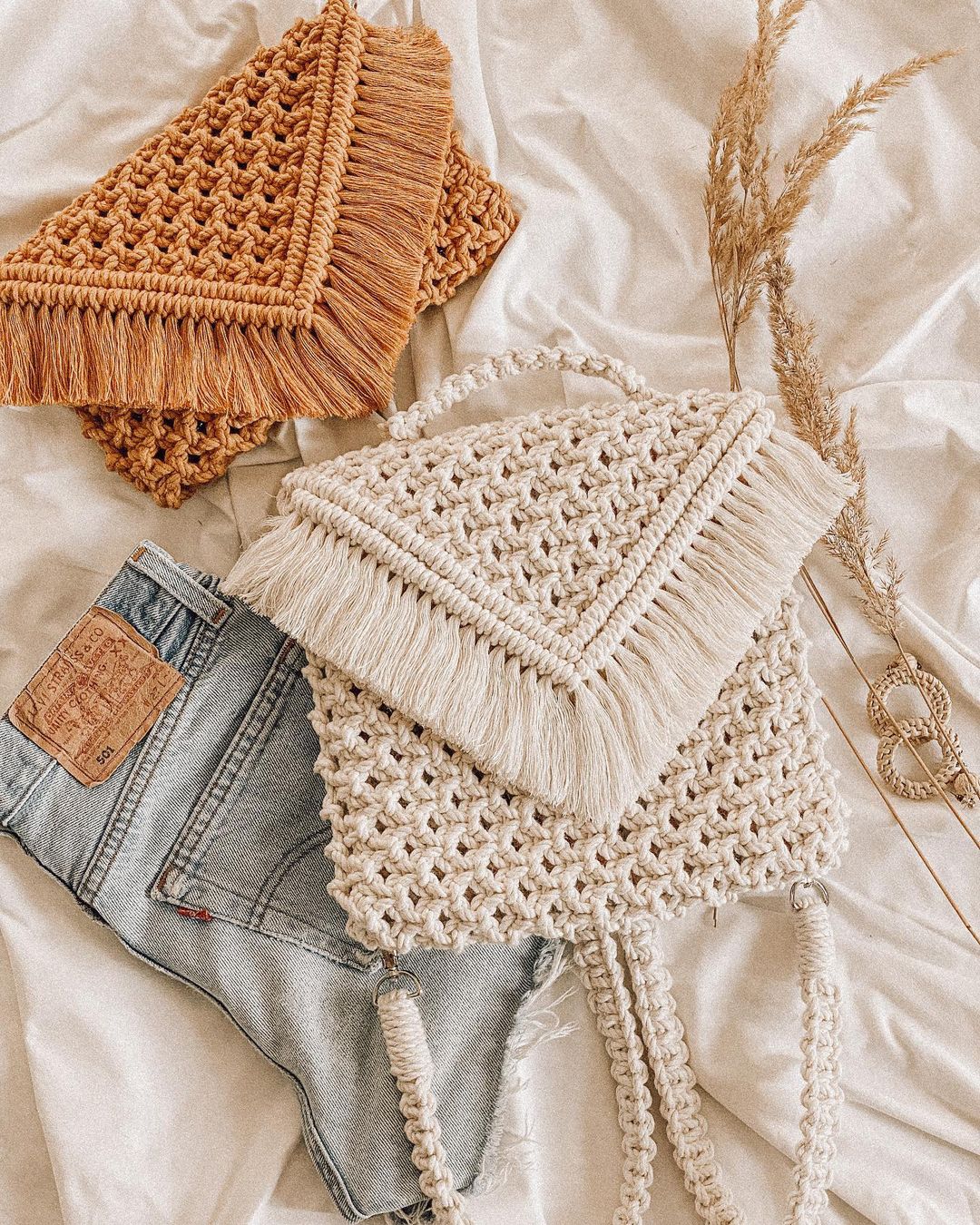 Boho Handmade Macrame Bagpack - Leechoo