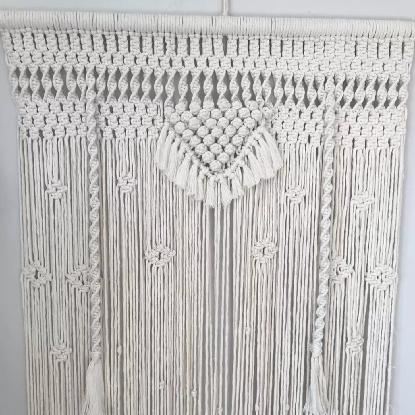Macrame Curtain For Windows 4 x 8 feet - Leechoo