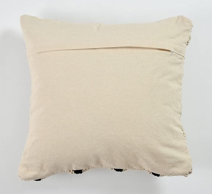 Handwoven Macrame Cushion With Cover 16 x 16 inches - Leechoo