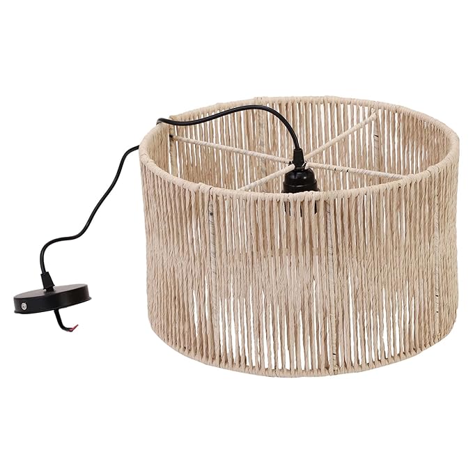 Stylish Macrame Hanging Lamp 7 inches - Leechoo