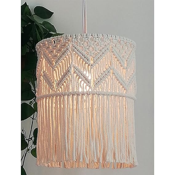 Cotton Macrame Lamp For Home Decor - Leechoo