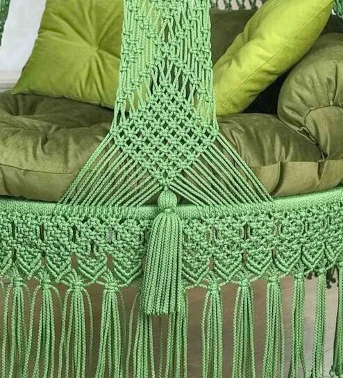 Outdoor Macrame Swing For Adults - Leechoo