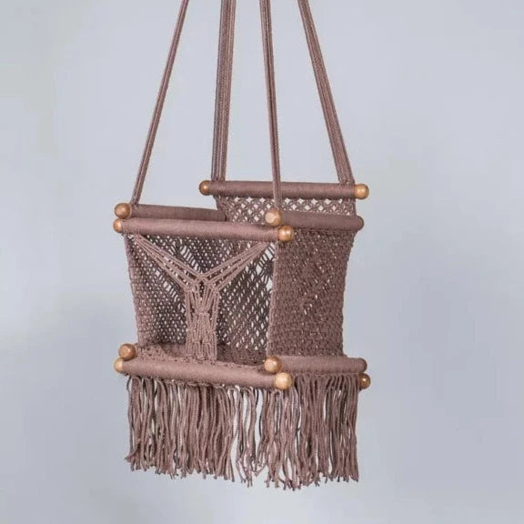 Macrame Swing Chair For Baby - Leechoo