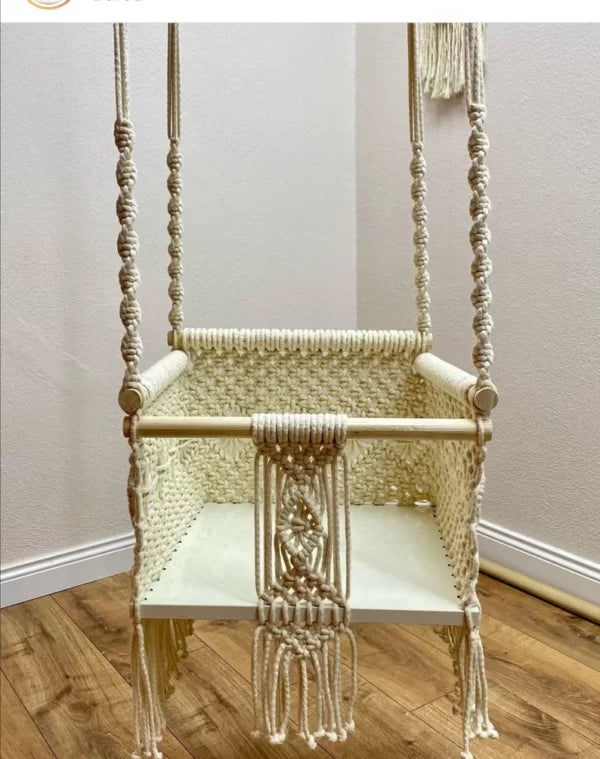 Macrame Hanging Baby Swing Chair - Leechoo