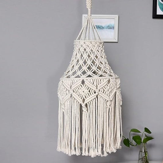 Boho Macrame Hanging Lamp For Home - Leechoo
