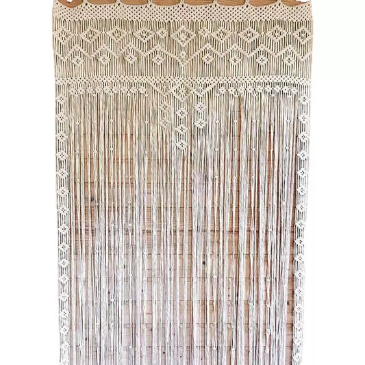 Handmade Macrame Curtains For Windows 8 feet