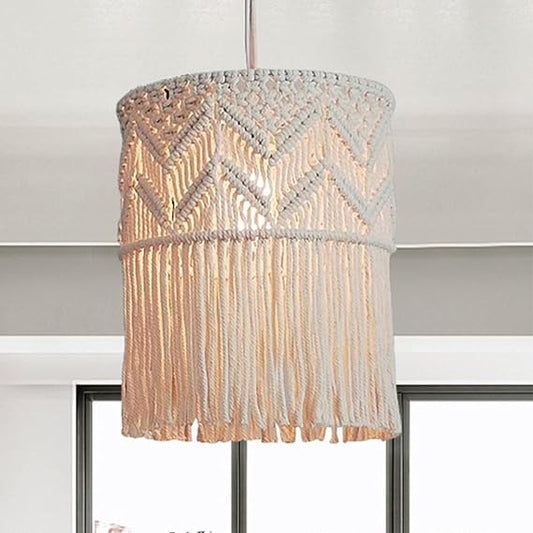 Cotton Macrame Lamp For Home Decor - Leechoo