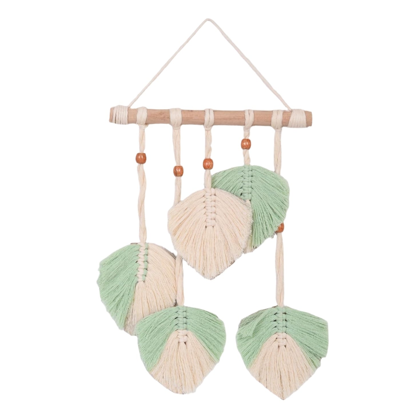 Boho Leaf Macrame Wall Hanging For Home