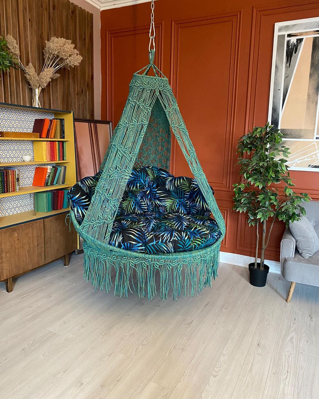 Macrame Hammock Hanging Swing For Home