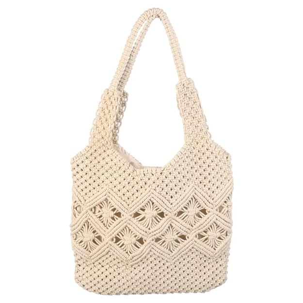 Handmade Macrame Tote Bag For Women