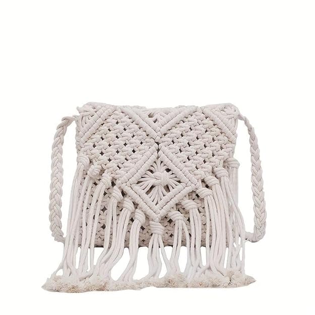 Handwoven Macrame Sling Bag For Women